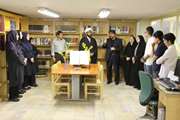 افتتاح بخش فرهنگی کتابخانه دانشکده پرستاری و مامایی 