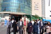 بازدید نوروزی معاون پرستاری وزارت بهداشت معاون درمان دانشگاه رییس کل سازمان نظام پرستاری و هیات همراه از بیمارستان شریعتی