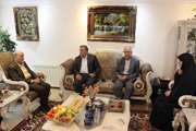 دیدار مشاور رئیس دانشگاه درامور ایثارگران و مدیر دفتر ایثارگران دانشگاه با خانواده شهید حسین فرخ آشتیانی