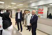 بازدید رئیس دانشگاه از بیمارستان رازی 
