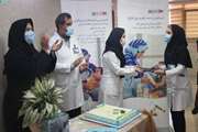 برگزاری مراسم گرامی داشت هفته جهانی تغذیه با شیر مادردر بیمارستان شریعتی