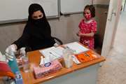 بازدید کارشناس مرکز بهداشت جنوب تهران از پایگاه‌های سنجش نوآموزان برای پیشگیری از کرونا