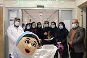 دیدار هیئت رئیسه بیمارستان مرکز طبی کودکان با پرستاران در روز فرخنده پرستار