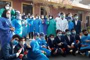 مراسم تجلیل از کارکنان مرکز خدمات جامع سلامت 16 ساعته موسی آباد  در شهرستان اسلامشهر