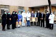 قدردانی گروه جهادی اربعینی ها از پرستاران بیمارستان ضیائیان به مناسبت روز و مقام پرستار