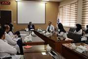 برگزاری جلسه دکتر بدو، رئیس مرکز طبی کودکان با اینترن ها در راستای بحران کروناویروس 
