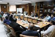 برگزاری جلسه کمیته مدیریت بحران  در مورد ویروس کرونا در بیمارستان رازی