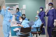 تلاش ایثارگران کادر درمانی در مبارزه با کرونا در بیمارستان یاس 