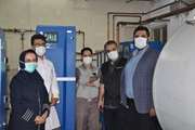 راه اندازی دستگاه اکسیژن ساز در بیمارستان بهارلو به همت موسسه خیریت نیک گامان جمشید تهران