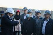 رئیس بیمارستان فارابی از پروژه در حال ساخت مرکز آکادمیک این بیمارستان بازدید کرد