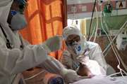 گزارش تصویری رشادت های ناجیان سلامت در بیمارستان ضیائیان 