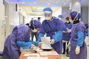  گزارش تصویری ارائه خدمات رسانی به بیماران مشکوک به ویروس کرونا در مجتمع بیمارستانی امام خمینی (بخش نهم)