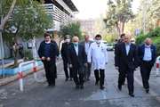  دیدار صمیمانه رئیس دانشگاه با کارکنان مجتمع بیمارستانی امام خمینی (ره)