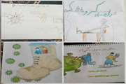 مسابقه نقاشی دانش آموزان با موضوع تجلیل از مدافعان سلامت در شهرستان اسلامشهر