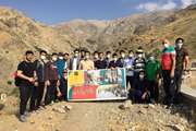کوه پیمایی دانشجویان پسر دانشگاه با عنوان کاروان نشاط و سلامت برگزار شد