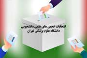 انتخابات همزمان انجمن های علمی دانشجویی در دانشگاه علوم پزشکی تهران برگزار می شود