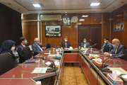 برگزاری نشست بررسی عملکرد بخش کت لب بیمارستان سینا 