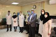 دیدار دکتر بدو با همکاران آزمایشگاه به مناسبت گرامیداشت روز آزمایشگاه