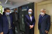 افتتاح آزمایشگاه شماره دو مرکز ملی آنفلوآنزای دانشکده بهداشت با حضور رئیس دانشگاه