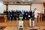 کلاس عملی آموزش کار با دستگاه ونتیلاتور در مجتمع بیمارستانی امام خمینی (ره)برگزار شد