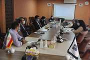 برگزاری جلسه هیئت رئیسه دانشکده پیراپزشکی با تاکید بر رعایت شیوه نامه های بهداشتی در موج پنجم کرونا