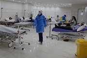 تجهیز اورژانسی 30 تخت بستری موقت کووید در مجتمع بیمارستانی امام خمینی (ره)