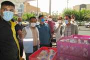 گشت مشترک نظارت بر اجرای شیوه نامه های بهداشتی و بر عرضه مواد غذای مرغ فروشی‌ها در شهرستان اسلامشهر