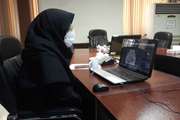 برگزاری جلسه مجازی برای برگزاری امتحانات عملی با رعایت فاصله‌گذاری اجتماعی در مرکز بهداشت جنوب تهران