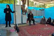 برگزاری کلاس آموزشی کاشت بذر برای زنان روستایی قلعه حاج موسی در مرکز بهداشت جنوب تهران