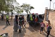 واکسیناسیون سیار کووید 19 درکوره های آجرپزی روستای محمودآباد شهرستان ری 