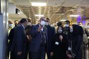 بازدید وزیر بهداشت از پایگاه بهداشتی مراقبت مرزی در فرودگاه بین المللی امام خمینی(ره)