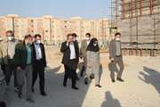 بازدید سرپرست دانشگاه به همراه نماینده مجلس از روند ساخت پروژه بیمارستان ۴۰۰ تختخوابی در شهرستان اسلامشهر
