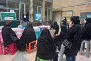 برگزاری کلاس آموزشی و مشاوره فردی اصول تغذیه در ماه مبارک رمضان در مرکز بهداشت جنوب تهران