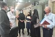 نظارت تیم وزارت بهداشت بر روند فعالیت واحد بهداشت حرفه‌ای مرکز بهداشت جنوب تهران