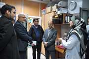 بازدید سرپرست مجموعه داروخانه های بیمارستانی دانشگاه علوم پزشکی تهران از مرکز آموزشی درمانی بهارلو