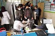 برپایی ایستگاه واکسیناسیون کووید 19 در منطقه تحت پوشش مرکز بهداشت جنوب تهران به مناسبت گرامیداشت دهه فجر