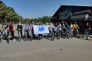 برگزاری برنامه دوچرخه سواری دانشجویان دختر دانشگاه به مناسبت هفته خوابگاه ها