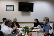 نشست مدیر گروه داخلی دانشگاه علوم پزشکی تهران با اعضای هیات رئیسه بیمارستان ضیائیان برگزار شد