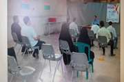 برگزاری جلسه آموزشی با موضوع فشارخون و بهداشت چشم و گوش برای کارکنان نیروی انتظامی در اسلامشهر
