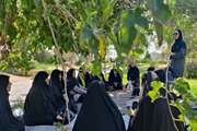 برگزاری جلسه آموزشی با اولویت تغذیه سالم پارک شهدای گمنام در شهرستان اسلامشهر