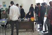برپایی میز خدمت سلامت جوانان مرکز بهداشت جنوب تهران در راستای پویش ملی فشارخون و دیابت