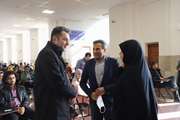 بازدید دبیر شورای انضباطی دانشگاه علوم پزشکی تهران از جلسه امتحانات سالن شهدا