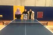 مسابقات تنیس روی میز دانشجویان دختر دانشگاه به مناسبت دهه مبارک فجر برگزار شد