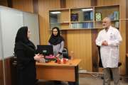 بازدید سرپرست معاونت غذا و دارو دانشگاه علوم پزشکی تهران از بخش های مختلف ساختمان معاونت 