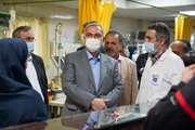  بازدید نوروزی وزیر بهداشت و رئیس دانشگاه علوم پزشکی تهران از بیمارستان های بهارلو و ضیائیان