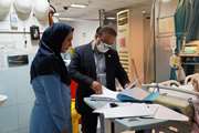 بازدید نوروزی پزشک ستاد هدایت دانشگاه علوم پزشکی تهران از بیمارستان های بهارلو و ضیائیان