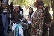 برگزاری ایستگاه خدمات سلامت رایگان مرکز بهداشت جنوب تهران در صالح‌آباد غربی به مناسبت هفته سلامت