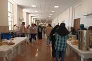 بازارچه خیریه کیش مهر در دانشگاه علوم پزشکی تهران  برگزار شد