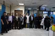 بازدید رئیس دانشگاه علوم پزشکی تهران از بیمارستان های بهارلو و ضیائیان و تبریک روز پرستار