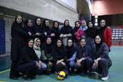آغاز رقابت های والیبال بانوان دانشگاه علوم پزشکی تهران به مناسبت هفته تربیت بدنی